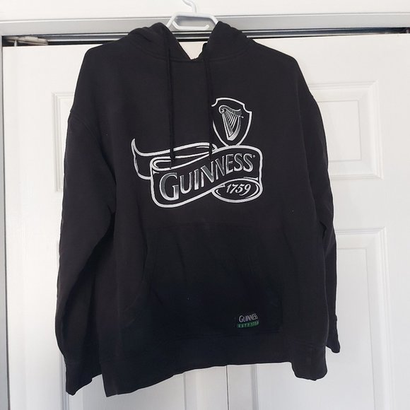 Vintage Unisex Guinness Hoodie with Flaws - Picture 1 of 13